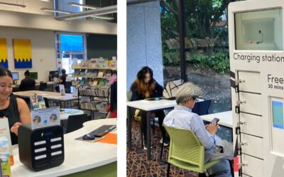 Auckland Libraries provide free phone charging services